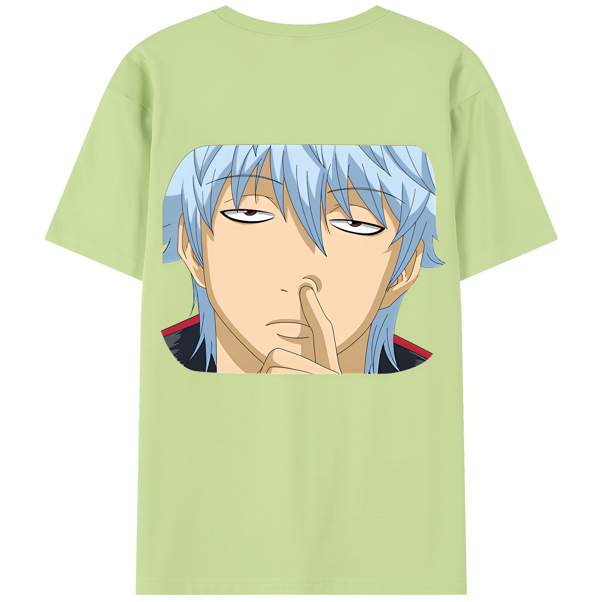 （画像用） ぎんたま 坂田銀時（さかたぎんとき） 神楽 志村新八（しむら しんぱち） GINTAMA Sakata Gintoki Kagura Shimura Shinpachi 綿100％半袖Tシャツ（背面プリント）